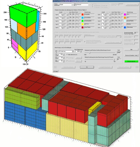 Reducing transportation costs by optimized and intelligent use of loading units